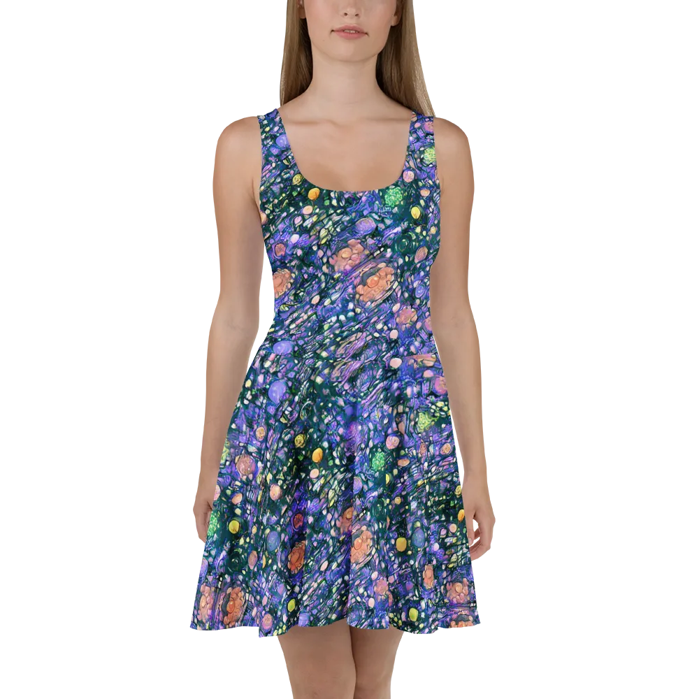 Neon Conservatory on Skater Dress — Front
