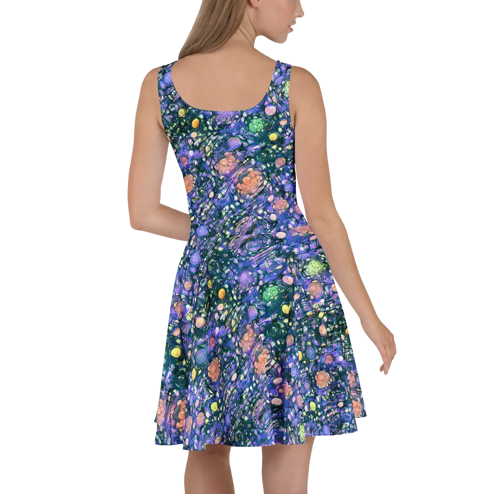 Neon Conservatory on Skater Dress — Back
