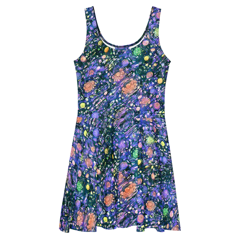 Neon Conservatory on Skater Dress — Front