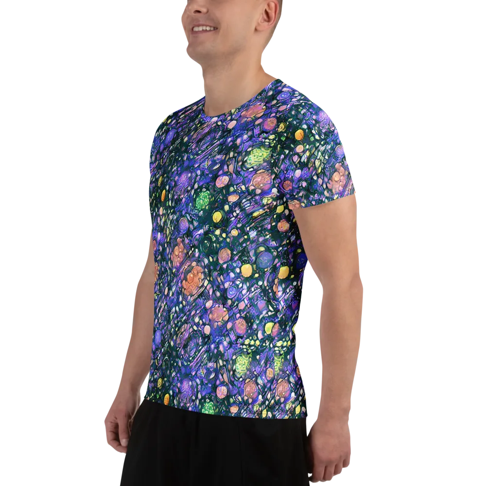 Neon Conservatory on Men's Athletic T-Shirt — Left