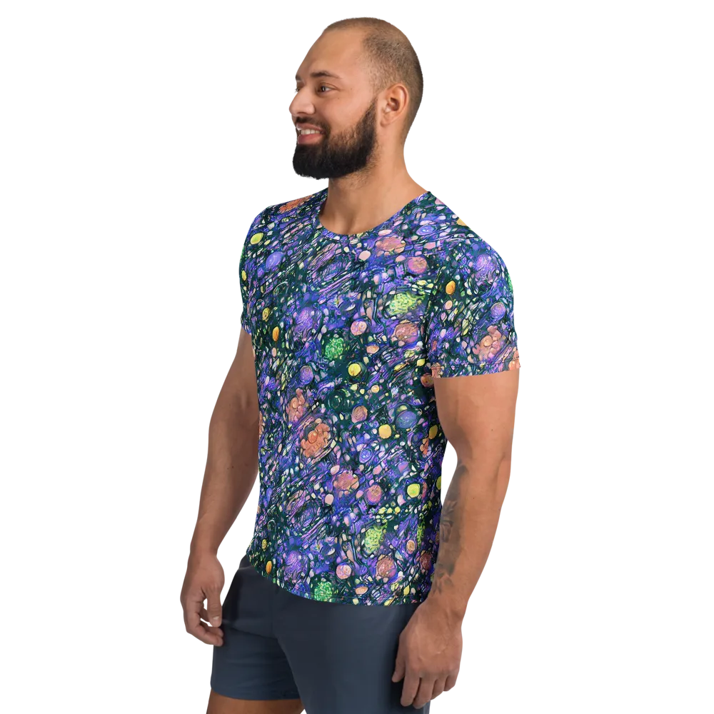 Neon Conservatory on Men's Athletic T-Shirt — Left