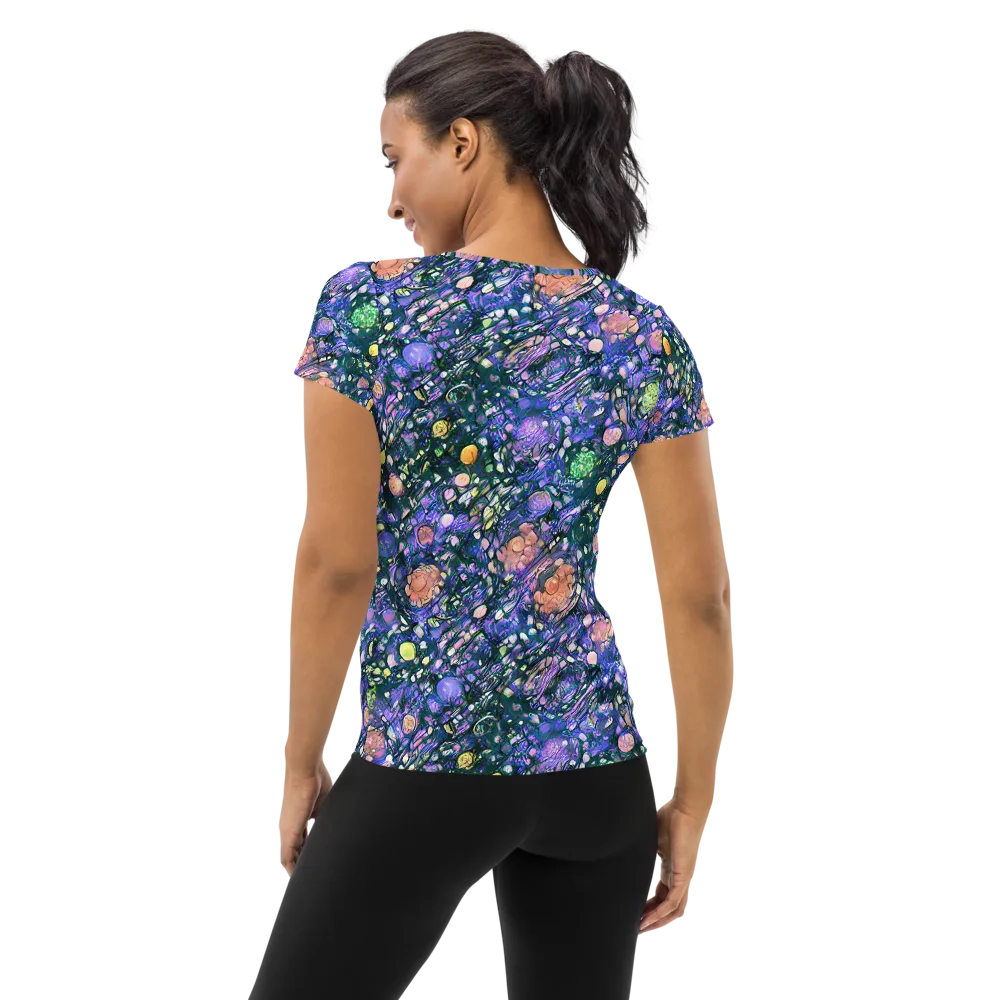 Neon Conservatory on Women's Athletic T-Shirt — Back
