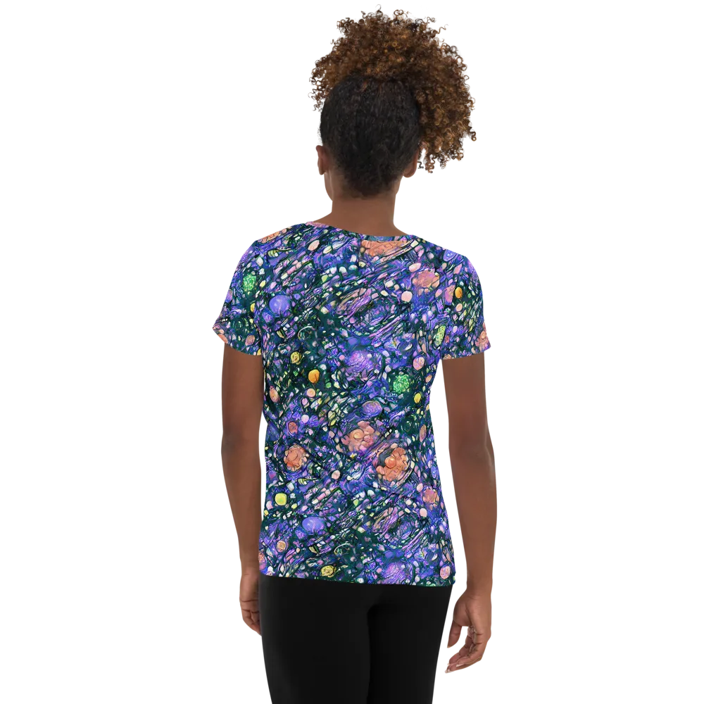 Neon Conservatory on Women's Athletic T-Shirt — Back
