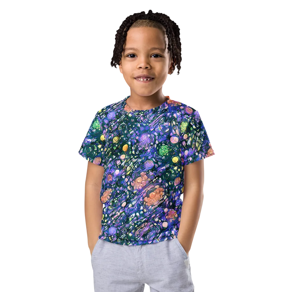 Neon Conservatory on Kids Crew Neck T-Shirt — Front