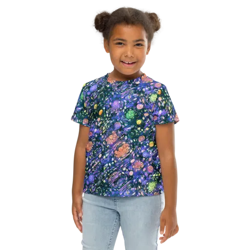 Neon Conservatory on a Kids Crew Neck T-Shirt