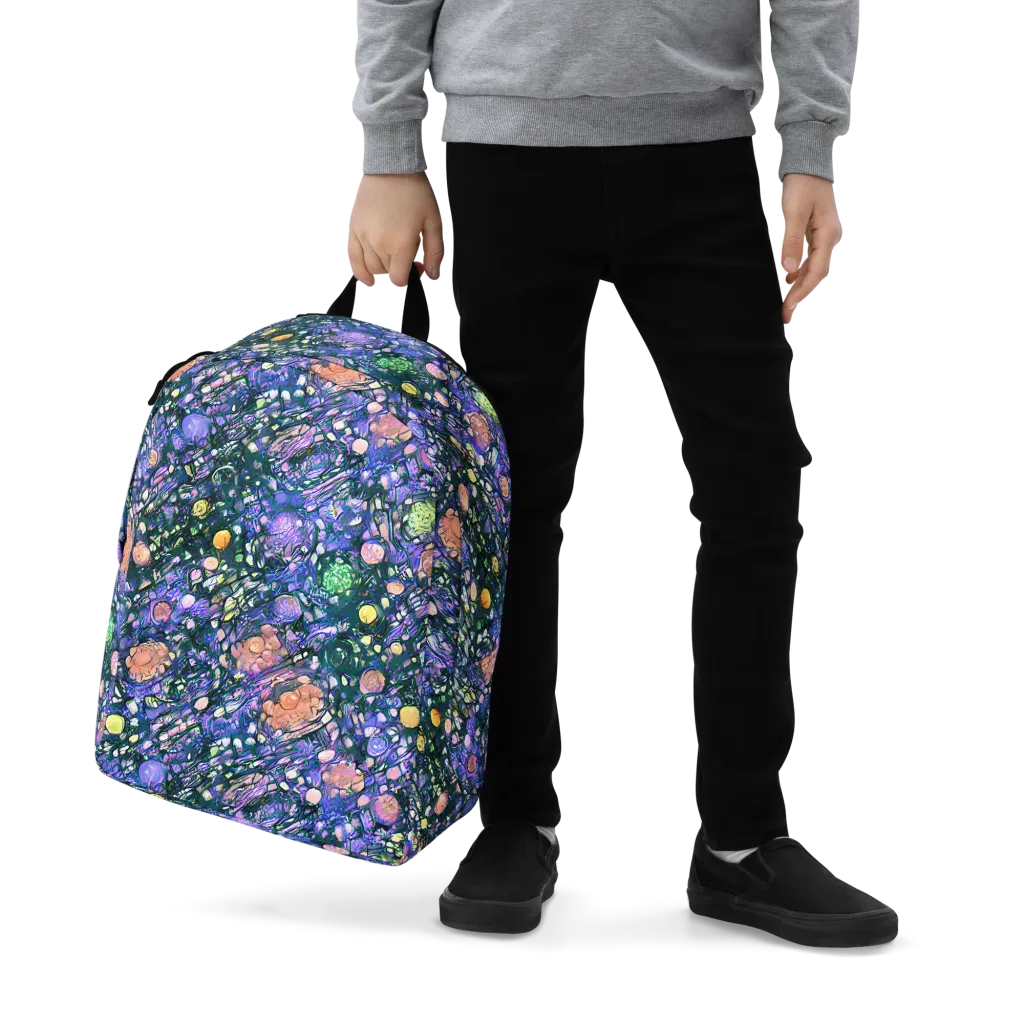 Neon Conservatory on Minimalist Backpack — Zoomed-in