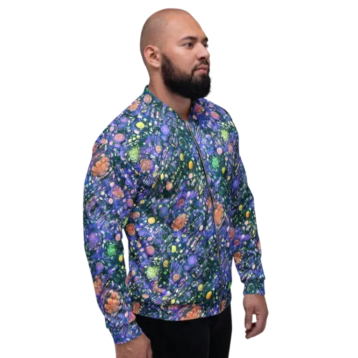 Neon Conservatory on a Bomber Jacket