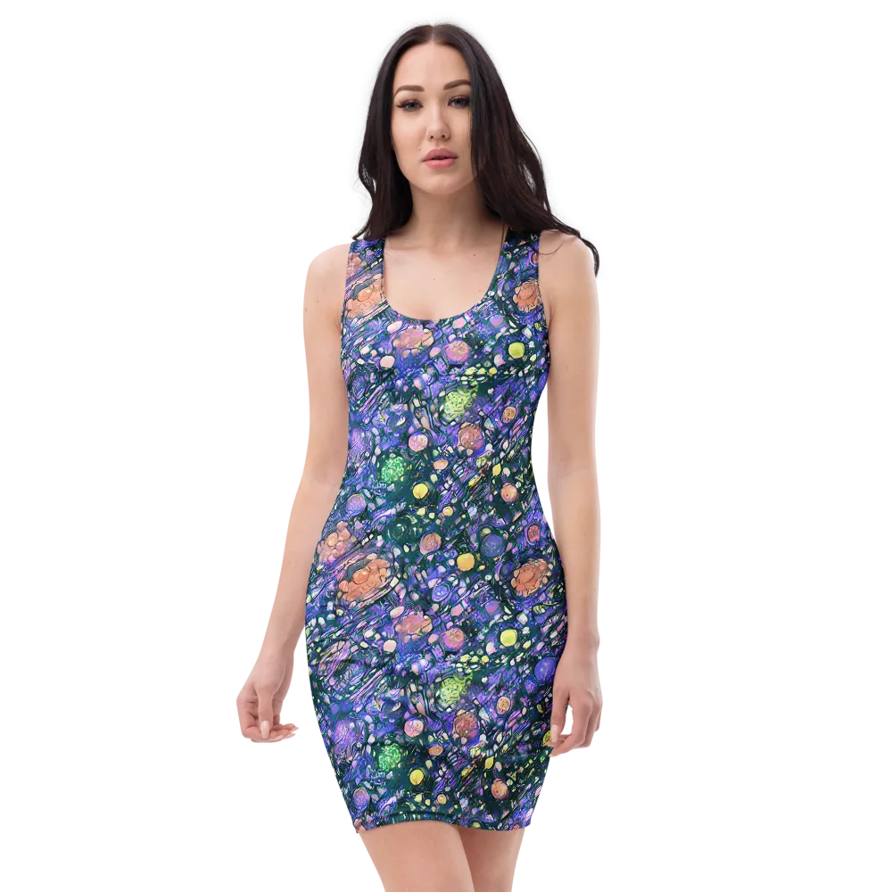 Neon Conservatory on Bodycon Dress — Front