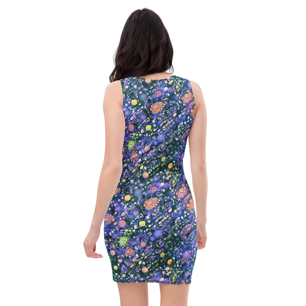 Neon Conservatory on Bodycon Dress — Back