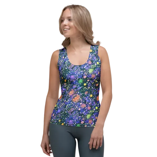 Neon Conservatory on a Women's Tank Top