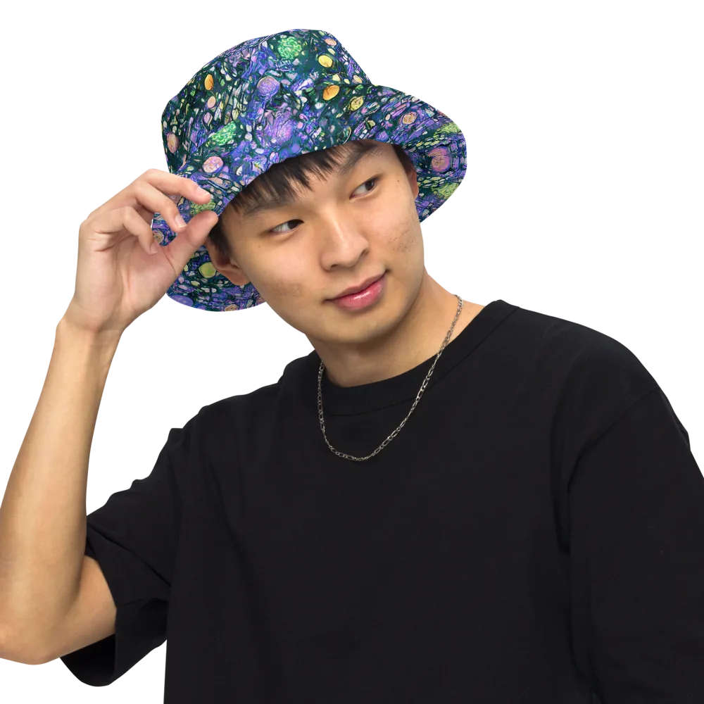 Neon Conservatory on Reversible Bucket Hat — Front Inside