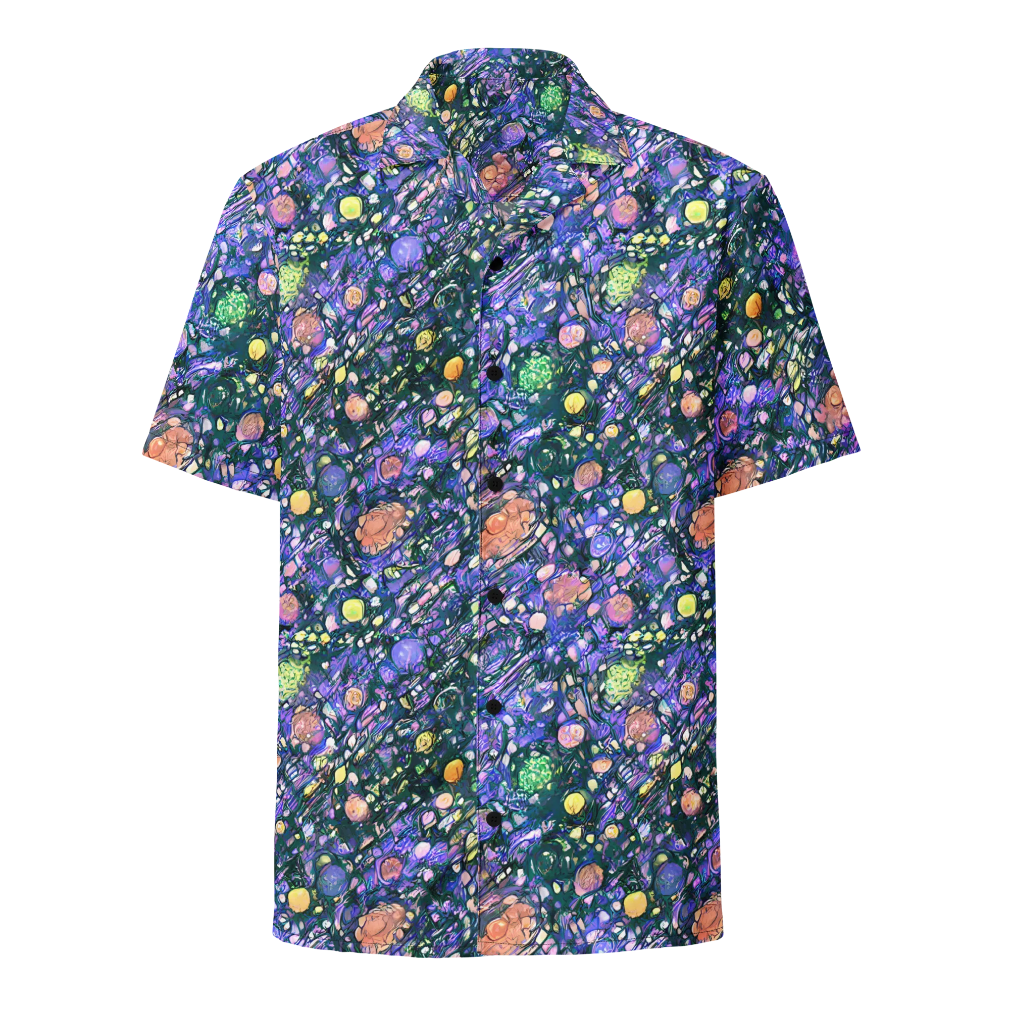 Neon Conservatory on Button Shirt — Front