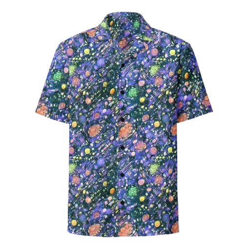 Neon Conservatory on a Button Shirt