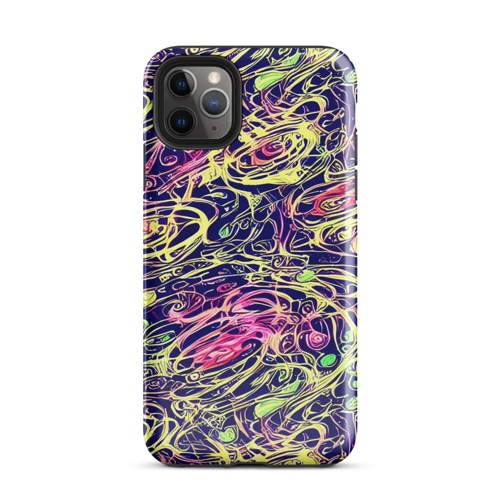 Lemon Ink Riptide on Tough Case for iPhone® — Front