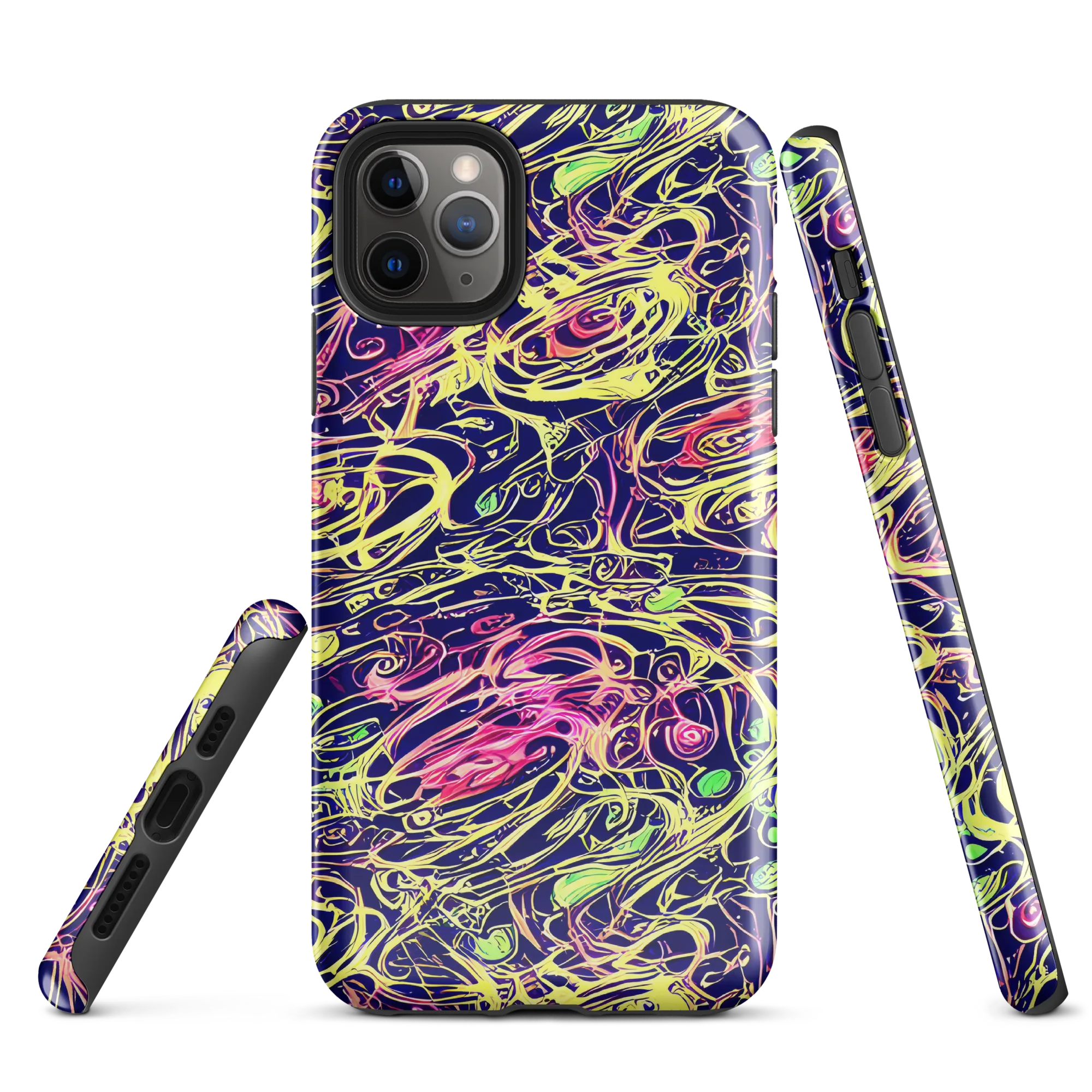 Lemon Ink Riptide on Tough Case for iPhone® — Front