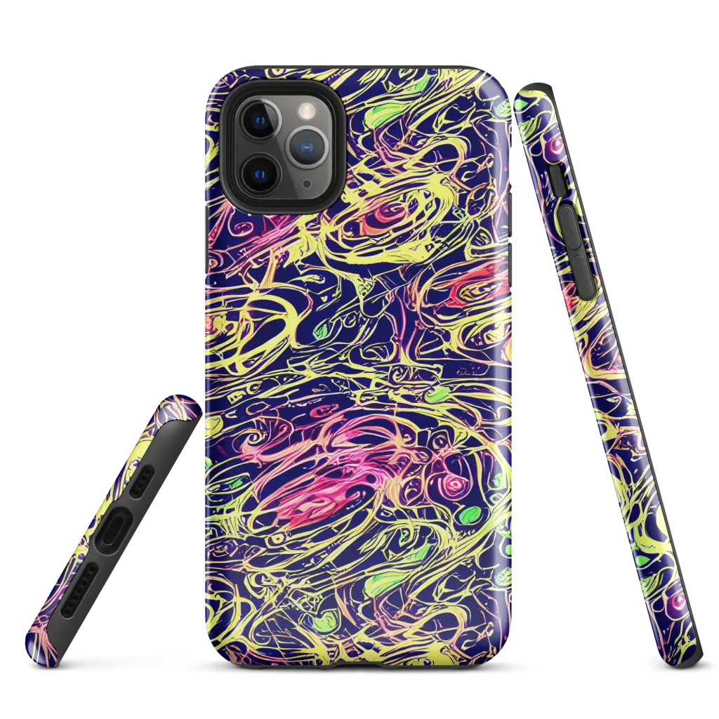 Lemon Ink Riptide on Tough Case for iPhone® — Front