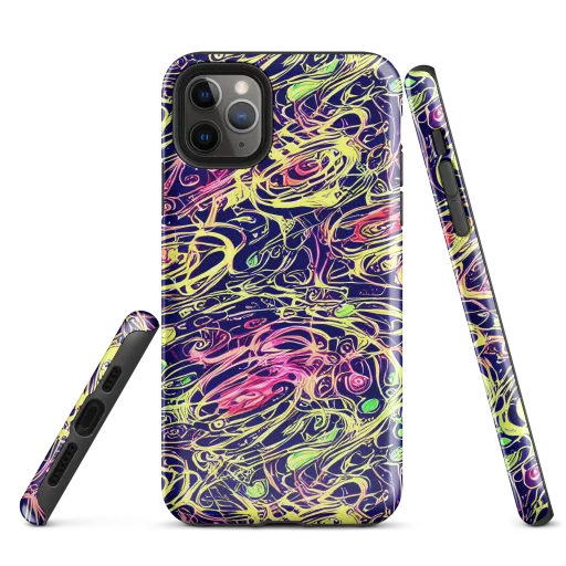 Lemon Ink Riptide on a Tough Case for iPhone®