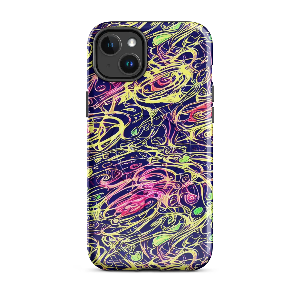 Lemon Ink Riptide on MagSafe Tough Case for iPhone® — Front