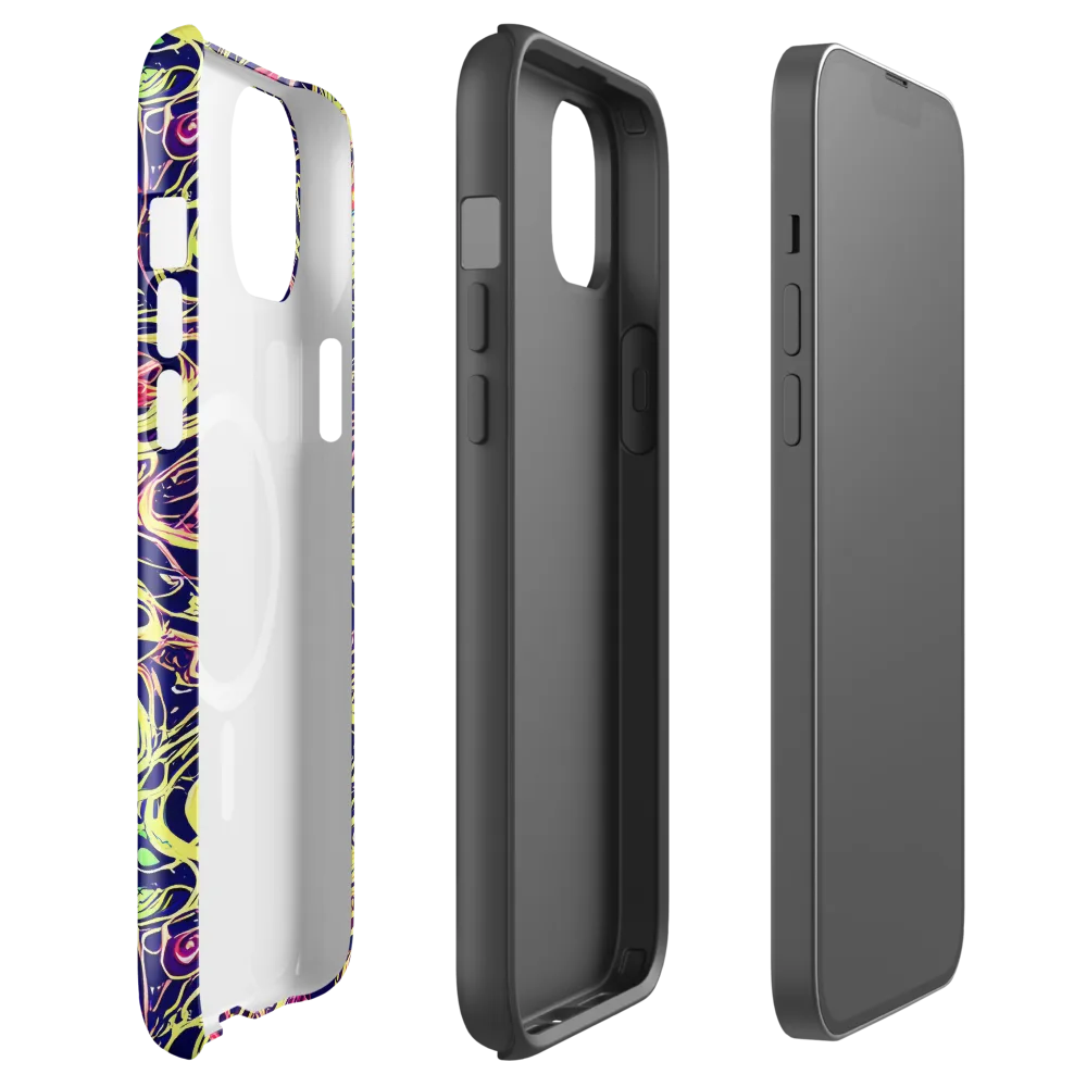 Lemon Ink Riptide on MagSafe Tough Case for iPhone® — Front