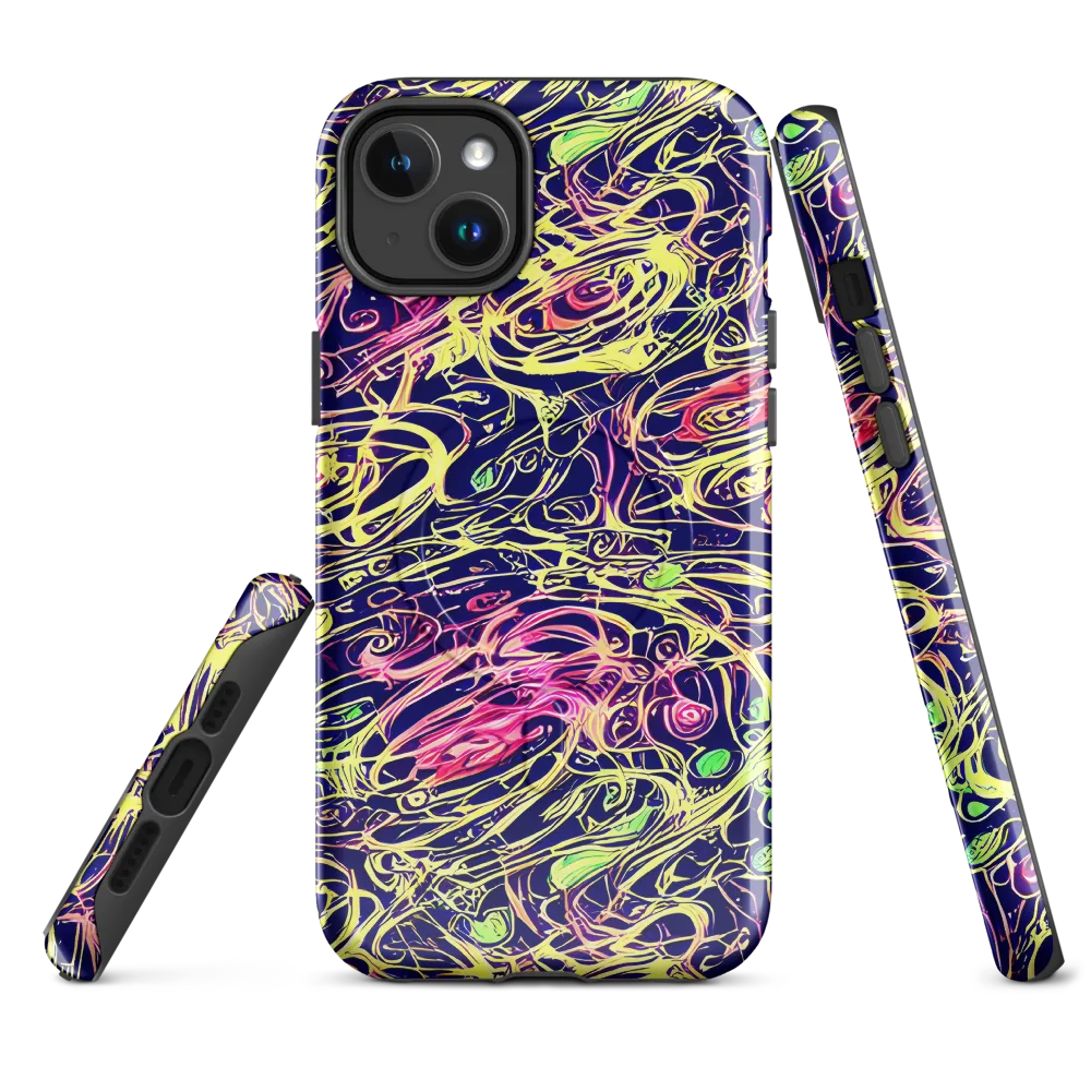 Lemon Ink Riptide on MagSafe Tough Case for iPhone® — Front