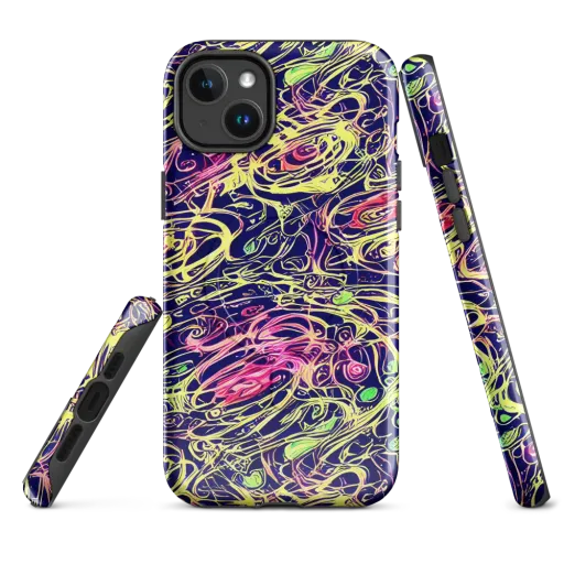 Lemon Ink Riptide on a MagSafe Tough Case for iPhone®