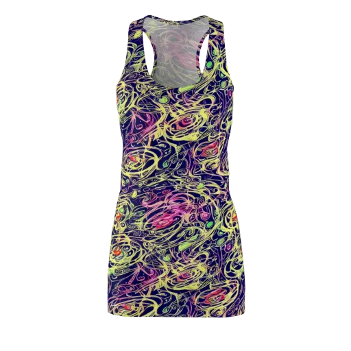 Lemon Ink Riptide on a Racerback Dress