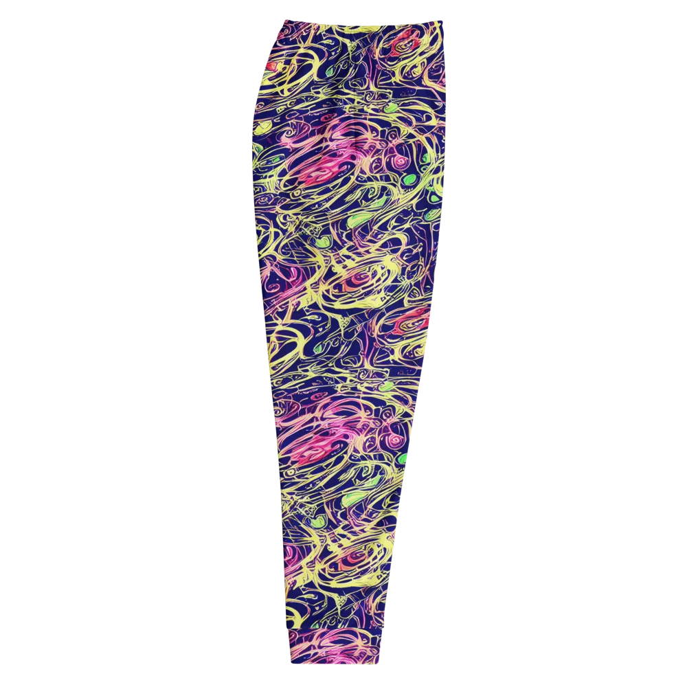 Lemon Ink Riptide on Men's Joggers — Right