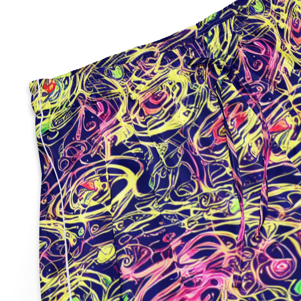 Lemon Ink Riptide on Women's Pajama Shorts — Product details