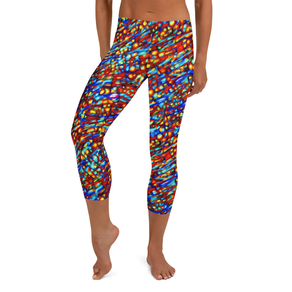 Sonic Solaris on Capri Leggings — Front