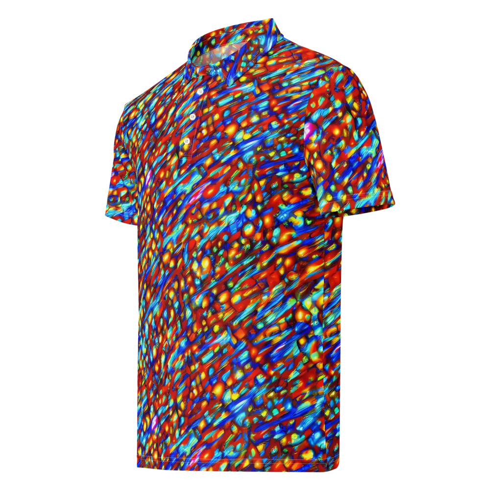 Sonic Solaris on Men's Slim Fit Polo Shirt — Left Front