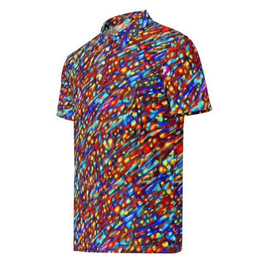 Sonic Solaris on a Men's Slim Fit Polo Shirt