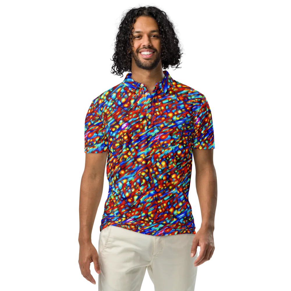 Sonic Solaris on Men's Slim Fit Polo Shirt — Front