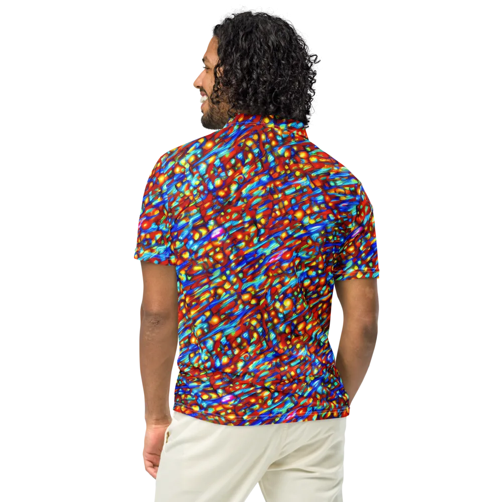 Sonic Solaris on Men's Slim Fit Polo Shirt — Back