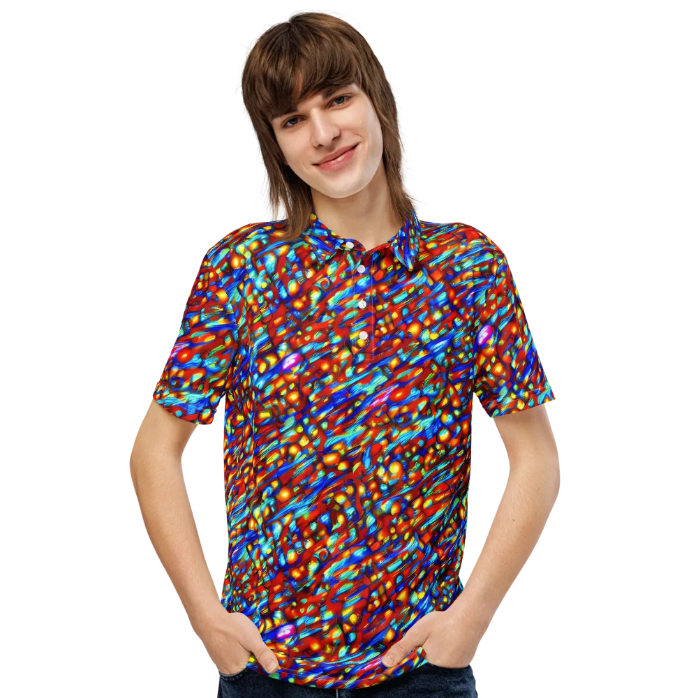 Sonic Solaris on Men's Slim Fit Polo Shirt — Front