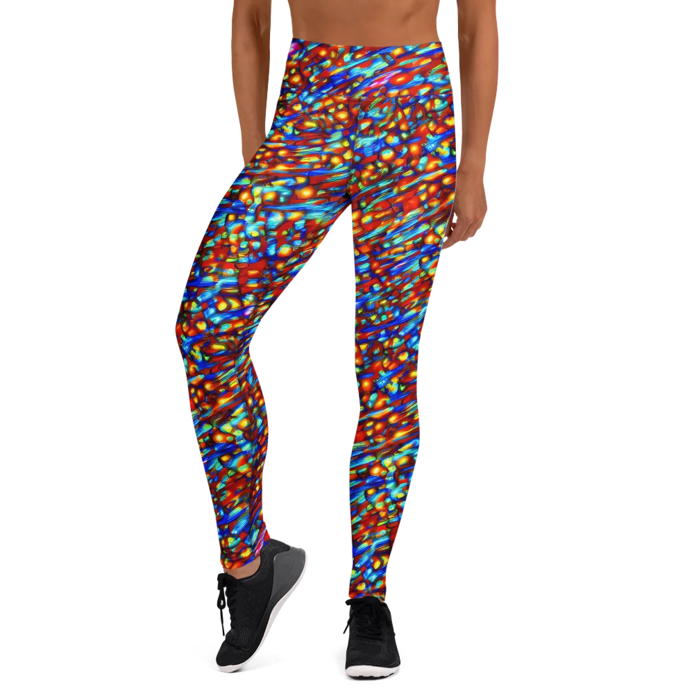 Sonic Solaris on Yoga Leggings — Front