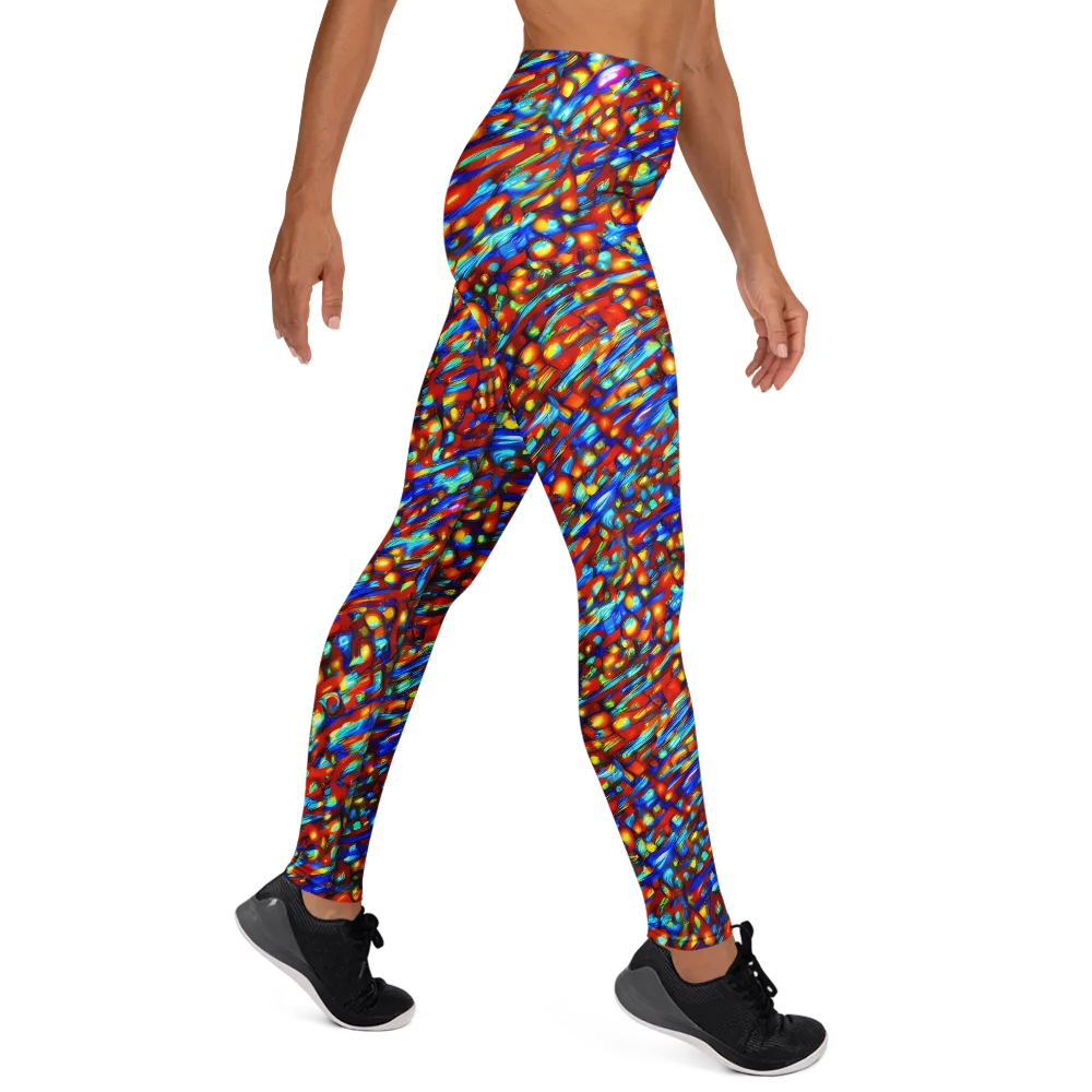 Sonic Solaris on Yoga Leggings — Right