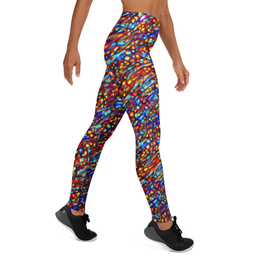 Sonic Solaris on a Yoga Leggings