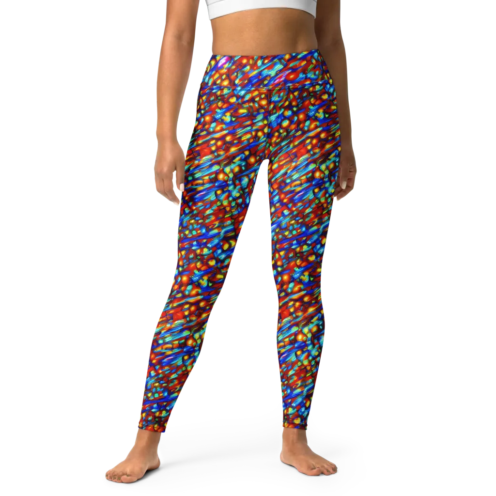 Sonic Solaris on Yoga Leggings — Front