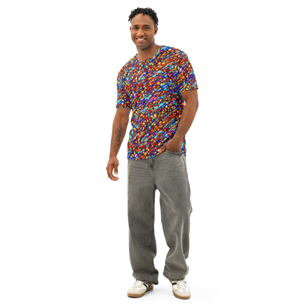 Sonic Solaris on Men's Cotton Crew Neck T-Shirt — Front