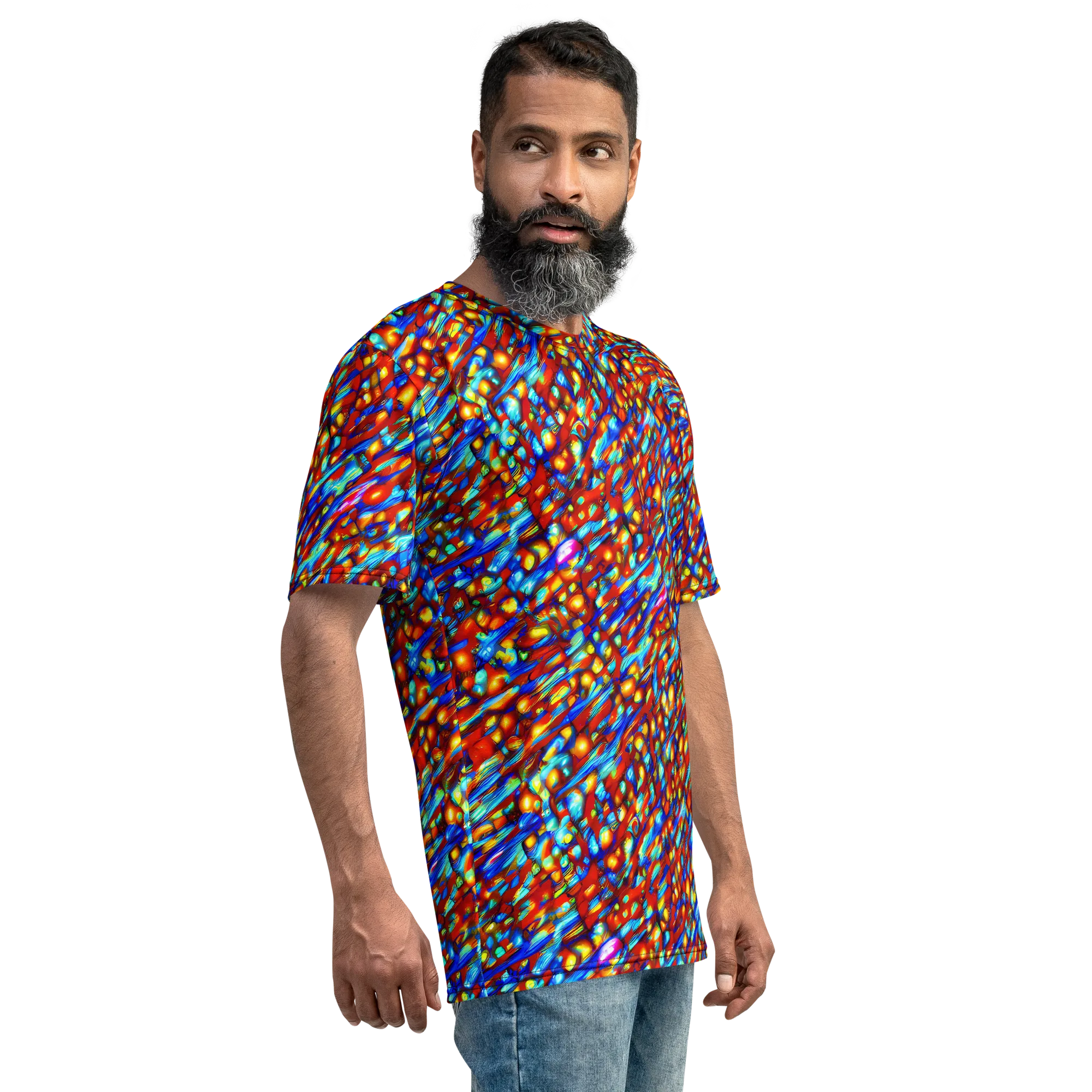 Sonic Solaris on Men's Crew Neck T-Shirt — Right