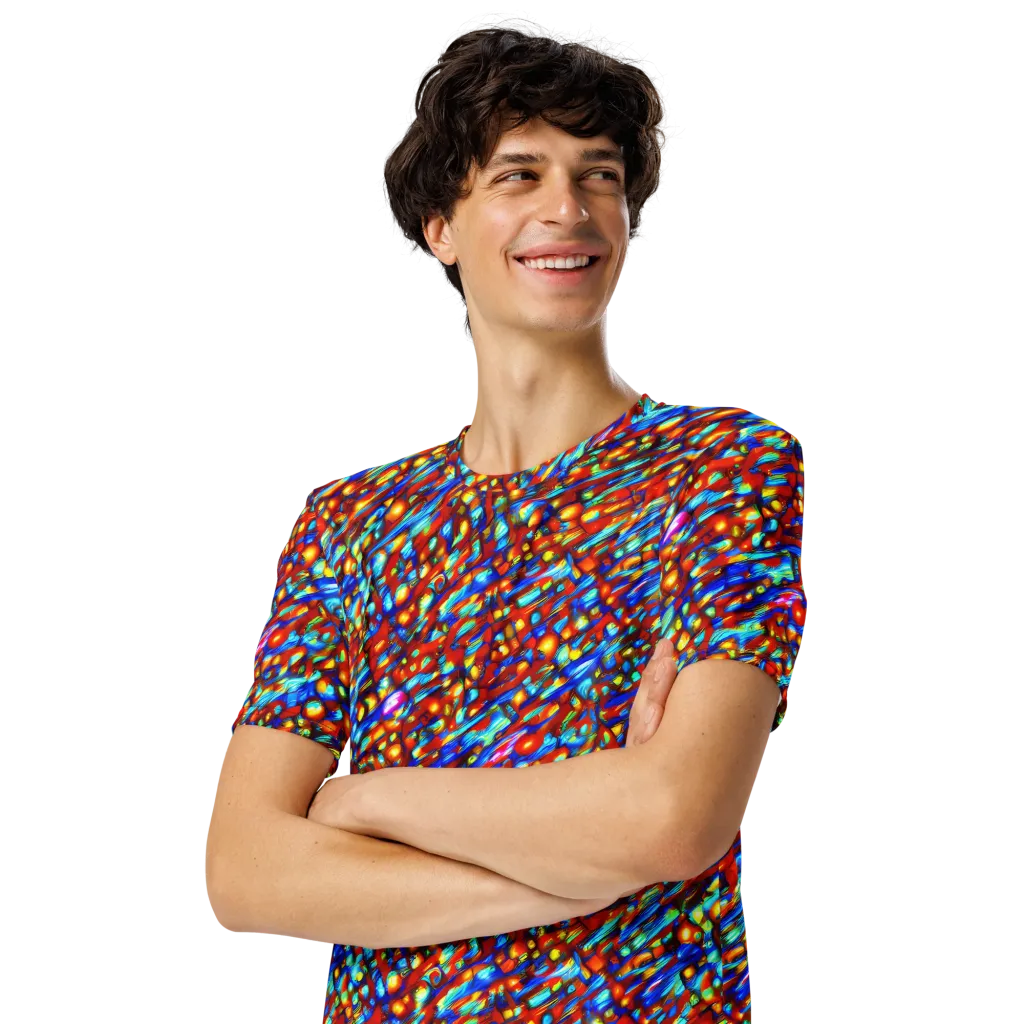 Sonic Solaris on Men's Crew Neck T-Shirt — Left Front