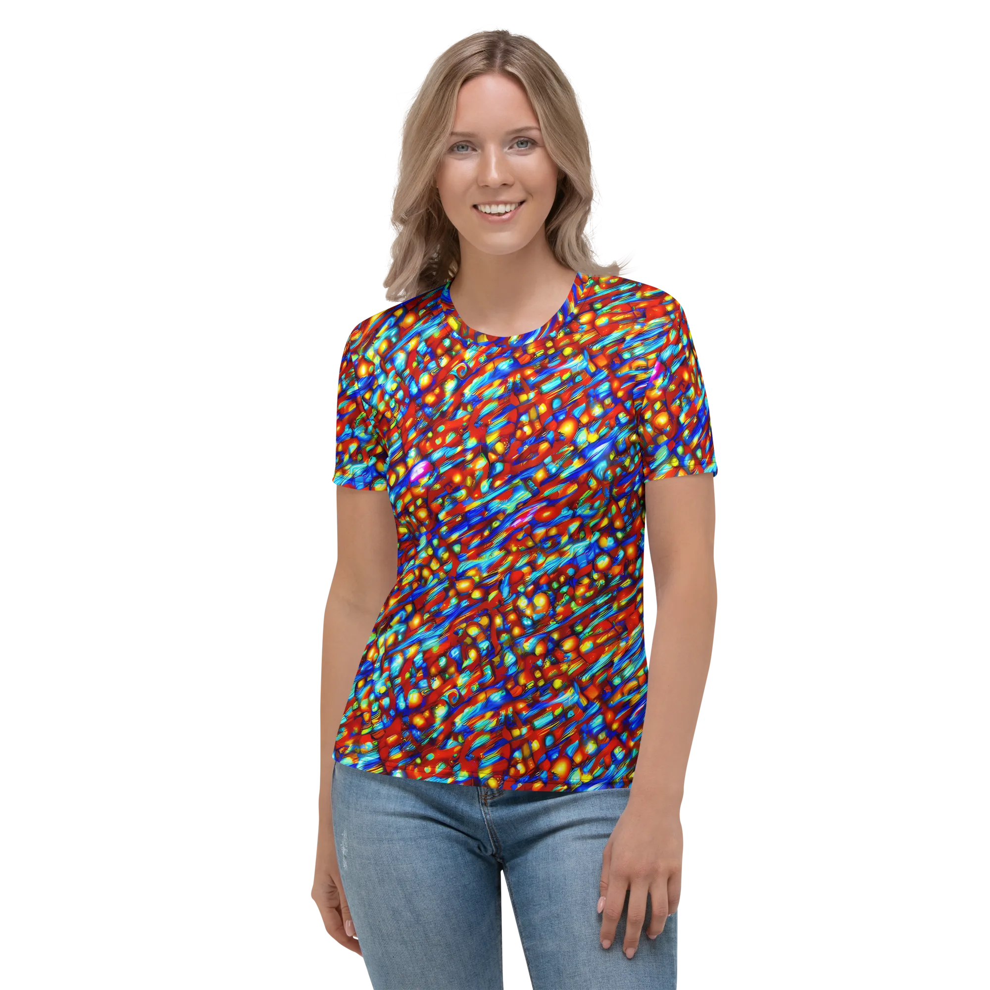 Sonic Solaris on Women's Crew Neck T-Shirt — Front