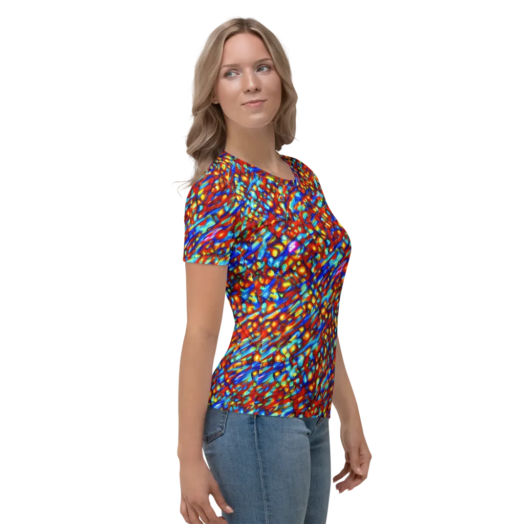 Sonic Solaris on Women's Crew Neck T-Shirt — Right