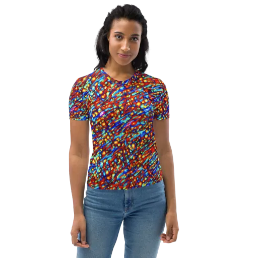Sonic Solaris on a Women's Crew Neck T-Shirt