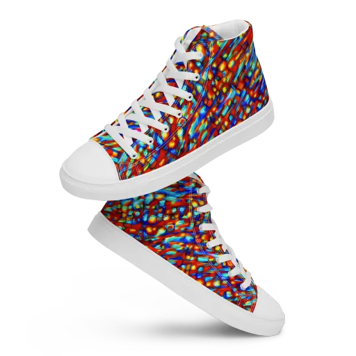 Sonic Solaris on a Women's High Top Canvas Shoes