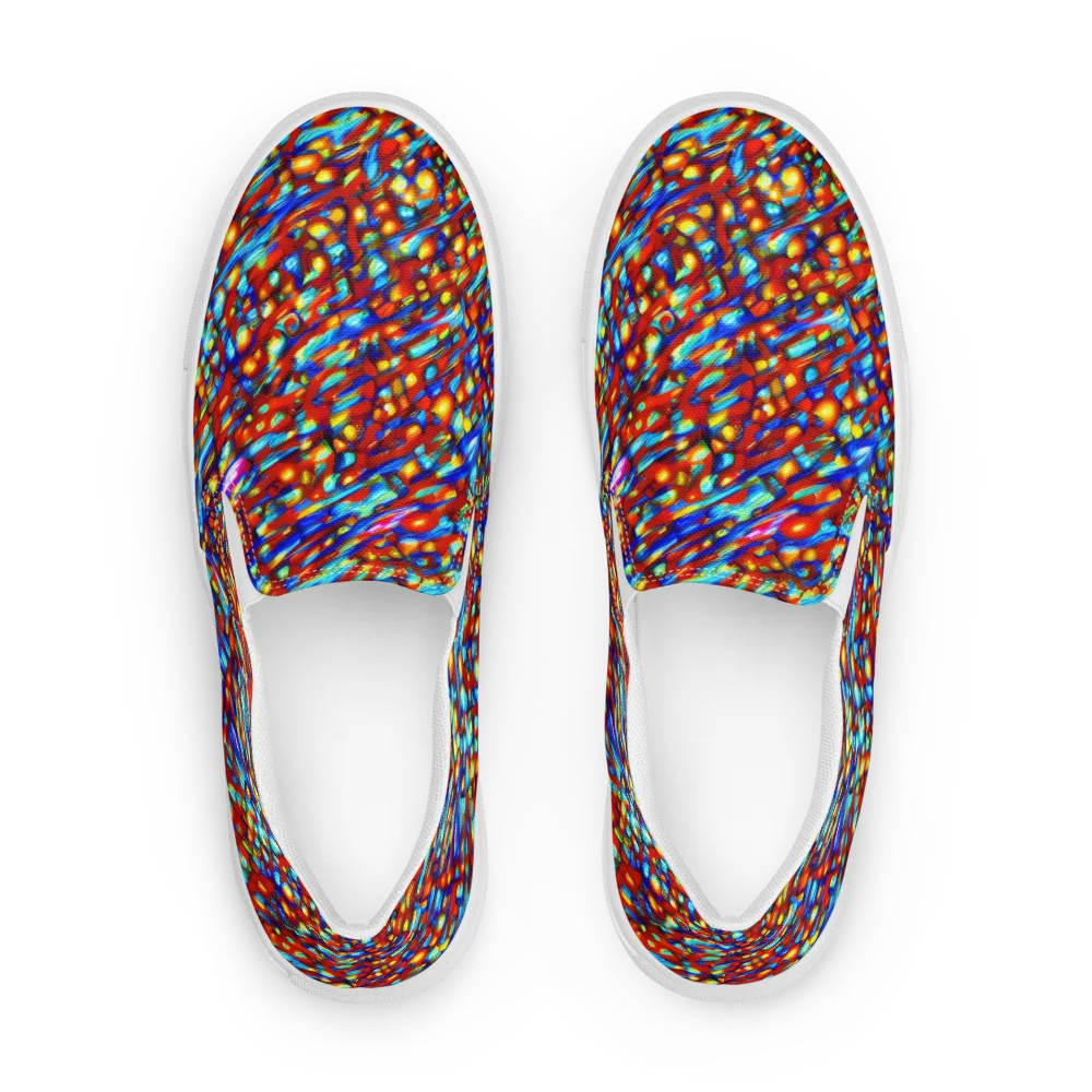 Sonic Solaris on Men's Slip-On Canvas Shoes — Front