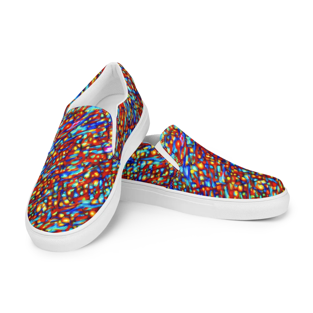 Sonic Solaris on Men's Slip-On Canvas Shoes — Left Front