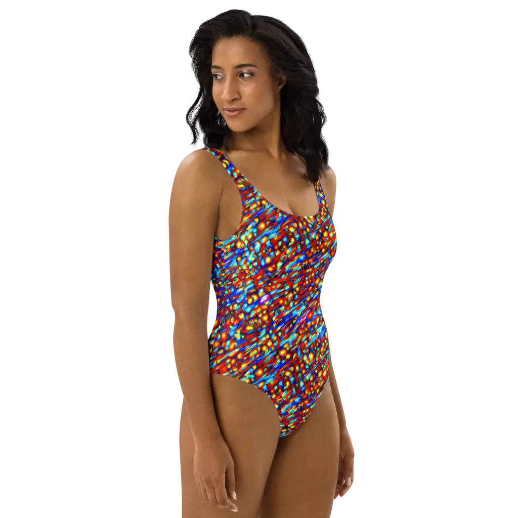 Sonic Solaris on One-Piece Swimsuit — Right