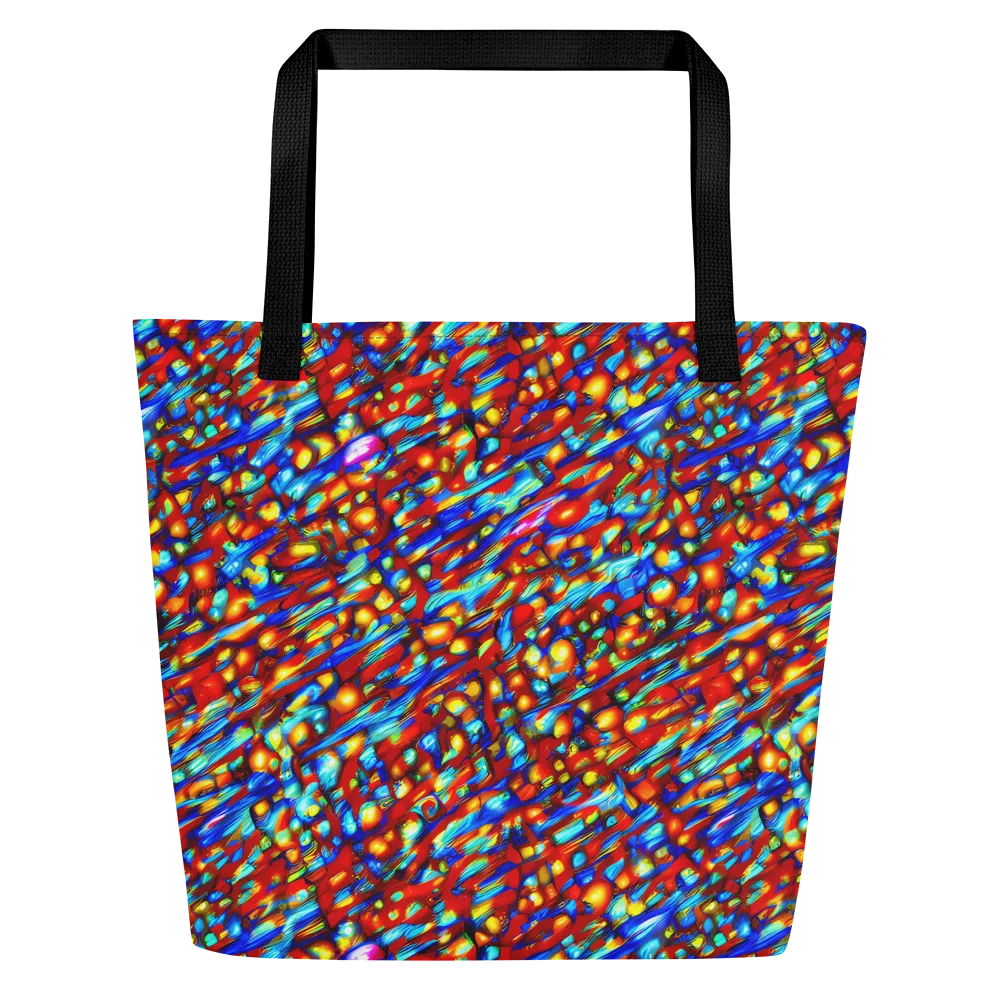 Sonic Solaris on Large Tote Bag W/ Pocket — Front