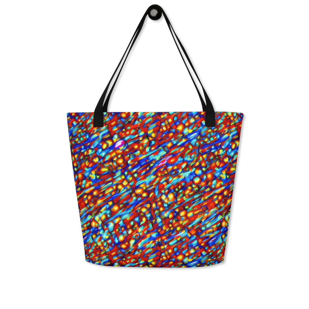 Sonic Solaris on Large Tote Bag W/ Pocket — Front